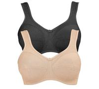 Anita - Lot de 2 Soutien-Gorge d'allègement sans Armature Jana 5427 - Femme - Noir - Deep Sand - 95i