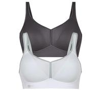Anita - Lot de 2 Soutien-Gorge de Sport Air Control DeltaPad 5544 - Femme - Anthracite - Blanc - 100G