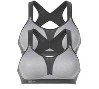 Anita - Lot de 2 Soutien-Gorge de Sport Dynamix Star 5537 - Femme - Heather Grey - 90D