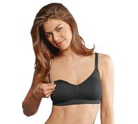 Anita Soutien-gorge bustier maternité sans armatures, sans coutures Noir 40 (M) Femme