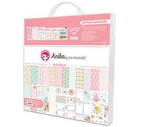 Anita y Su Mundo 1ère communion fille Kit Scrapbooking, rose, 30,5 x 30,5 cm, 8