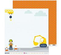 Anita y Su Mundo Colección Sobre Ruedas Papiers de Scrapbooking, Travaux, 30,5 x 30,5 cm
