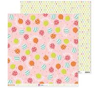 Anita y Su Mundo Collection Cartes de scrapbooking, papier, ballons 30,5 x 30,5 cm