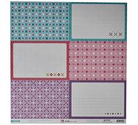 Anita y Su Mundo Collection Mosaïque Papier de scrapbooking, papier, grandes cartes, 30,5 x 30,5 cm