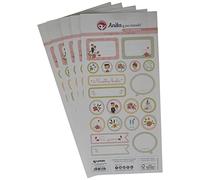 Anita y Su Mundo Collection Nos Casamos Feuilles d'autocollants 21 motifs par feuille, papier, multicolore, 15 x 32 cm