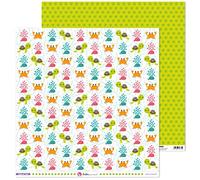 Anita y Su Mundo Collection Sous la mer Papiers de Scrapbooking, Paper, Tortues, 30,5 x 30,5 cm