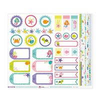 Anita y Su Mundo Collection Sous la mer Papiers de scrapbooking, papier, multicolore, 30,5 x 30,5 cm