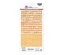 Anita y Su Mundo Feuilles d'Abécédaires 320 Stickers par feuille 225 g Paper Orange 15 x 32 cm