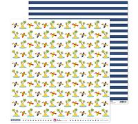 Anita y Su Mundo Isla Del Tesoro Papiers Scrapbooking, Multicolore, 30,5x30,5cm