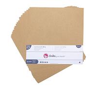 Anita y su Mundo | Lot de 25 feuilles de papier kraft 185 g | Dimensions 30,5 x 30,5 cm | Parfait pour les travaux manuels et le scrapbooking | Sans acide ni lignine | Fabriqué en Espagne