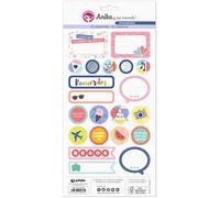 Anita y Su Mundo Moments Autocollants, Papier, Multicolore, 15x32cm, Set de 5 Pièces