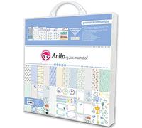 Anita y Su Mundo Première Communion Kit de scrapbooking, bleu, 30,5 x 30,5 cm, 8