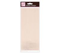 Anita's ANT 810290 Autocollant pour scrapbooking Or rose sur blanc Taille unique