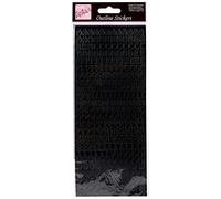 Anita's Autocollants Contour - Alphabet - Noir