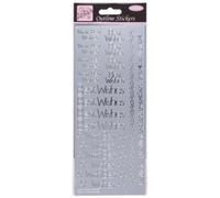 Anita's Stickers Contour des Meilleurs voeux, Argent