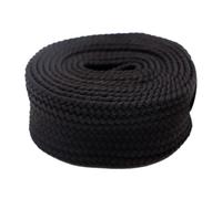 Aniyan Lot de 2 paires de lacets plats de 25 mm de large - Lacets de rechange pour baskets, chaussures de sport, chaussures de course, baskets de loisirs, Noir , 120
