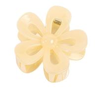 Aniyan Lot de 2 pinces à cheveux en forme de fleur pour femme - Antidérapantes - 7 cm - Maintien solide - Pour cheveux épais - Accessoires de cheveux élégants - Pour femmes et filles - Jaune