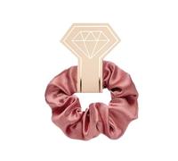 Aniyan Scrunchies Lot de chouchous en satin pour femme de qualité supérieure - Élastiques pour queue de cheval - En satin de qualité supérieure - Rose foncé