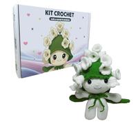 Aniyarns - Kit Crochet pour Débutant : formation en Vidéo 100% Fr inclus dans ce kit - Patron & instruction vidéos en français Facile pour débutant - Idée Cadeau Originale pour toutes les occasions