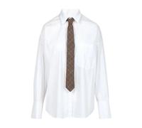 Aniye By - Cotton Poplin Shirt - Femme - Blouses et Chemises - Blanc - Taille: 38 FR