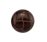 Anjing 10 pcs Plastique Boutons Ronds Motif Simili Cuir pour s'adapter Robe Manteau Embellir Blck 15 mm, Noir, 18 mm