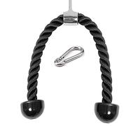 Anjing Corde pour Triceps - Corde De Tirage pour Triceps - Corde à Tirer pour Corde de Musculation - avec Mousqueton