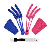 Anjing Lot de 2 brosses de Nettoyage Triple Store en Tissu Microfibre pour fenêtre