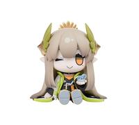 Anjinguang Arknights Figurine d'anime Arknights Mini figurine d'action Muelsyse/Ho'olheyak Silence 7,5 cm Mignon en PVC Version Q assis Modèle de dessin animé Statue Ornement Figurine de collection