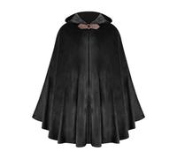 Anjinguang Cape à capuche médiévale pour cosplay, déguisement de chasseur de Ranger pour fête de scène, Halloween, Noël, déguisement pour homme et femme