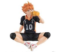 Anjinguang Haikyuu Figurine Hinata Syouyou/Kageyama Statue de nouilles Bouchon de nouilles Modèle 10 cm Haikyuu ! Figurine de collection en PVC Pose assise Sculpture Décoration de bureau