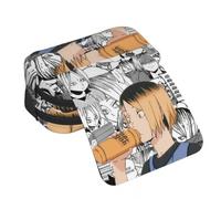 Anjinguang Hinata Shoyo Trousse à crayons Tobio Kageyama de grande capacité avec fermeture éclair 2 poches légères et imperméables pour garçons et filles, Costume Kenma, 21x10x7.5cm, Trousse à crayons