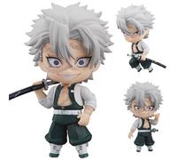 Anjinguang Kanroji Mitsuri - Figurine Anime Shinazugawa Sanemi - Figurine d'action - 10 cm - Mignon manga - Modèle de bureau - Mini statue - Objets de collection pour les fans