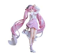 Anjinguang Miku - Figurine d'action - Personnage animé - 20 cm - Sakura - Rose - Statue en PVC - Modèle statique pour écran de bureau - Collectionneur - Cadeaux