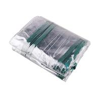 Anjinguang Mini serre à 4 niveaux, housse en PVC, porte enroulable à fermeture éclair, transparente, 68,6 x 48,3 x 154,9 cm (L x l x H)