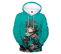 Anjinguang Sweat à capuche fantaisie pour garçons et filles Anime My Hero Academia Boku No Hero Academia MHA Friends Sweat-shirt pour enfants 100-150 cm, Type 8, 150
