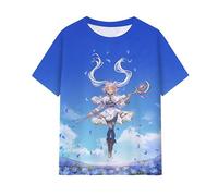 Anjinguang T-shirt pour enfant Frieren: Beyond Journey's End Manga Sousou no Frieren T-shirt d'été décontracté à manches courtes pour garçons et filles