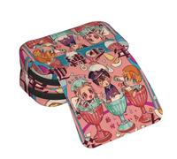 Anjinguang Yugi Amane Trousse à crayons pour garçons et filles, grande capacité, avec fermeture éclair, 2 couches, légère, étanche, motif dessin animé, Type 9., 21x10x7.5cm, Trousse à crayons