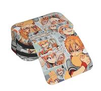 Anjinguang Yugi Amane Trousse à crayons pour garçons et filles, grande capacité, avec fermeture éclair, 2 couches, légère, étanche, motif dessin animé, Type 8., 21x10x7.5cm, Trousse à crayons