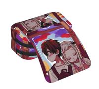 Anjinguang Yugi Amane Trousse à crayons pour garçons et filles, grande capacité, avec fermeture éclair, 2 couches, légère, étanche, motif dessin animé, Type 12, 21x10x7.5cm, Trousse à crayons