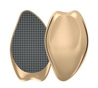 AnjoCare 2in1 Lime à Pieds En Verre Nano, Élimination des Callosités Râpe à Pied, Lime Pour Pieds Pour Pédicure Pour Enlever La Peau Morte, outil de beauté pour pédicure soins des pieds (d'or)