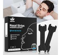 AnjoCare 50pcs Bandelettes nasales, Bandelettes nasales extra fortes pour arrêter le ronflement et soulager la congestion nasale, Bandelettes nasales anti-ronflement pour une meilleure nuit de sommeil