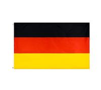 ANJOR Drapeau de l'Allemagne 9,5 x 1,5 m Drapeau national allemand en polyester avec œillets en laiton 0,9 x 1,5 m