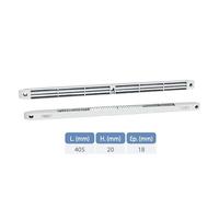 ANJOS - Kit entrée d'air MG - Débit Ajustable 15, 22 et 30 m³/h - 400mm - Anti-moustique