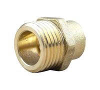 Anjou Connectique - Raccord laiton à souder - Manchon droit Mâle 243 GCU 1/2" (15/21)-14