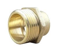 Anjou Connectique - Raccord laiton à souder - Manchon droit Mâle 243 GCU 1"(26/34)-22