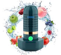 ANKDD Machine à laver pour fruits et légumes, appareil rotatif portable pour fruits et légumes dans l'eau, purificateur de nourriture sans fil USB avec technologie de purification des ions OH pour