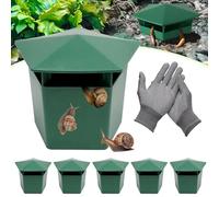 AnkekolyStar Piege a Limace, Anti Limaces et Escargots avec des Gants, Protection du Jardin Contre Les Limaces,Respectueux de l'environnement et Efficace (6)