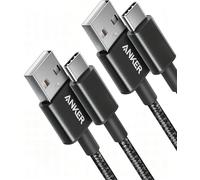 Anker 331 Lot de 2 Câbles USB A vers USB C (0,9 m, Noir)