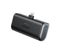 Anker 621 Batterie Externe 5000 mAh avec Connecteur Lightning Intégré | Chargeur Portable sans Fil 12W Certifié MFi, Compatible avec iPhone 14/14 Pro/14 Plus/14 Pro Max/13/12（Noir）