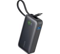Anker Batterie externe Nano 10 000 mAh 30 W PD avec câble USB-C intégré Noir